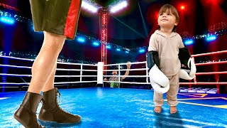 Teaching My Son RISKY Sports Influencer Boxing [upl. by Ezechiel9]