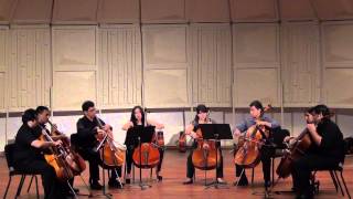 Debussy Golliwogs Cake Walk for Cello Ensemble [upl. by Chil187]