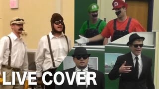 LIVE COVER 2 Mario Bros vs Wright Bros feat Blues Bros  Epic Rap Battle of History [upl. by Ladnor845]