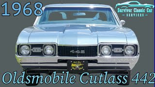 1968 Oldsmobile Cutlass 442 for sale Survivor Classic Cars Tampa Olds muscle car 1 family owned [upl. by Eecak]