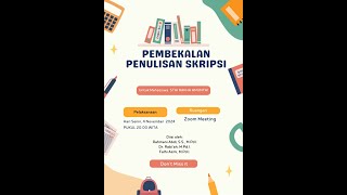 Pembekalan Penulisan Skripsi [upl. by Gillette358]