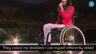 Motivational Speech by a handicapped women [upl. by Hynda]