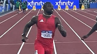 Noah Lyles all 100m amp 200m ROUNDS at 2024 US Olympic Trials [upl. by Atnomed478]