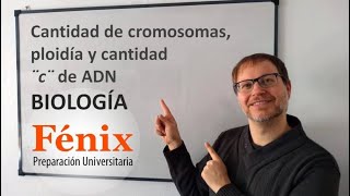 Cantidad de cromosomas ploidía y cantidad ¨c¨ de ADN [upl. by Junette]