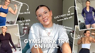 Gymshark summer sale ll size 1012 try on haul ll Gymshark discount code [upl. by Brittne]