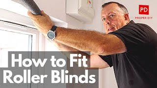 How to Fit Roller Blinds [upl. by Trilbee]