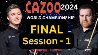 Kyren Wilson vs Jak Jones FINAL World Championship 2024 Session1 [upl. by Eenwahs]