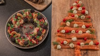 Eet Puur  Recept Kerstkrans en Kerstboom [upl. by Artied]