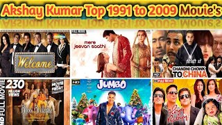 Part  2 Akshay Kumar 1991 to 2009 hits and flops movie list ।। Akshay Kumar ।। Khiladi ।। Andaaz ।। [upl. by Kamal]