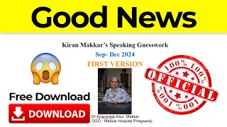 Makkar ielts speaking pdf  makkar ielts  Makkar sep to dec 2024 pdf  ielts speaking [upl. by Allenaj]