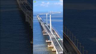 LONGEST SEA crossing HONG KONG ZHUHAI MACAU BRIDGE bridge infrastructure engineering [upl. by Anirad]