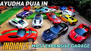 Ayudha Puja in Indias Most Expensive Garage  bren garage  2023 ayudha puja  Supercars india [upl. by Lari]