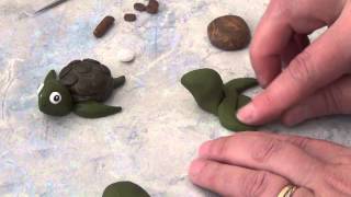 TUTO FIMO POLYMERE TORTUE POUR DEBUTANT IDEE CREATIVE [upl. by Notak927]