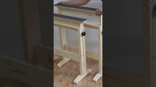 Höhenverstellbarer Holzbock selbst bauen – einfach amp günstig DIY [upl. by Capello863]