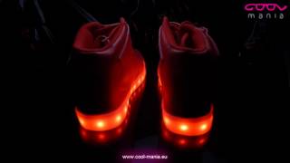 LED boty  Sneakers červené wwwcoolmaniacz [upl. by Liu]