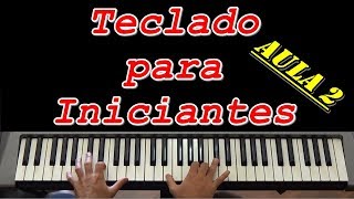 Teclado para Iniciantes  Aula 2 Sustenido e Bemol [upl. by Avihs]