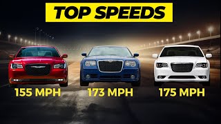 How Fast is the Chrysler 300  Top Speed Video – Every Engine Shown 20052023 V6 Diesel amp V8s [upl. by Trebor407]