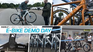 Ribble Cycles  ebikes First Impressions  Demo Day  Ribble Roadshow [upl. by Fancy]