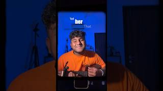 Woh Ladki Hai Kahan Ukulele Version Dikshant [upl. by Arodnap]