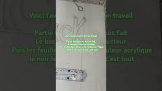 Avancement de mon travail lettrage sur fine plaque disolation de récupération  prod weedlack 🇨🇵♥️🤲 [upl. by Sculley4]