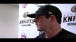 Carlos Rodon PostGame Interview  August 19 2014 [upl. by Eelyrag]