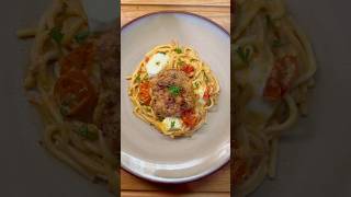 Cherry tomato pasta with chicken amp mozzarella🍝 mrsfloreskitchen cookingchannel pasta recipe [upl. by Oriane]