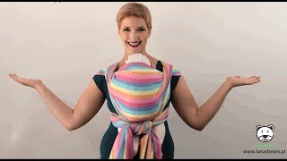 Wiązanie chusty  kangurek babywearing tutorials kangaroo carry [upl. by Belia]