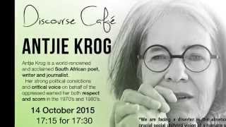 FVZS Discourse Café Antjie Krog SUMMARY [upl. by Yessac]