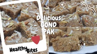 Gond Pak recipe  healthyNtasty sweet recipe  Gundar pak recipe  आसान गोंद पाक रेसिपी [upl. by Moulden]