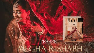 BEST WEDDING TEASER  MEGHA X RISHABH  JAINA WEDDING PHOTOGRAPHY  MEERUT 918126080077 [upl. by Yoccm221]