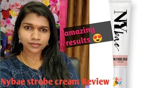 Nybae strobe cream Review 🎉 Vera level result 🎊❣️nybaeproducts nybaeprimer nybae strobecream [upl. by Ttehr]