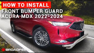 Exterior Parts for Acura MDX 20222024  Front Bumper Guard Installation [upl. by Opiuuk801]