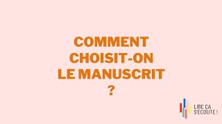 🎧 MOIS DU LIVRE AUDIO  COMMENT CHOISITON LE MANUSCRIT  ✨ [upl. by Erised117]