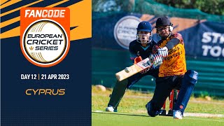 🔴 FanCode ECS Cyprus 2023  Day 12  T10 Live Cricket  European Cricket [upl. by Eniksre]