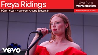 Freya Ridings  I Cant Hear It Now from Arcane Season 2  Live From Vevo Studios [upl. by Prudence]