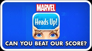 The Marvel Heads Up Challenge [upl. by Ellon]