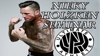 Nieky Holzken Seminar  Ultimate Athlete Gym Luton [upl. by Berke]