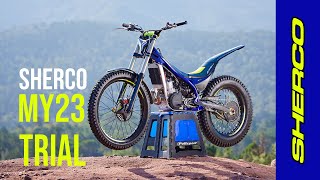 MY 23 SHERCO TRIAL NEW RANGE [upl. by Naujek]