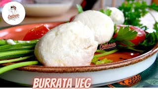 Burrata Vegetale  Formaggio Vegano Facile [upl. by Katalin]