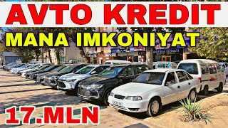 AVTO KREDIT 2023 YILLIK 14 BOSH TOLOV 15  YANGI MOSHINALAR KELDI [upl. by Harbour]