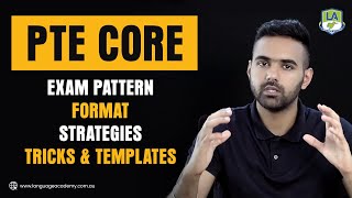 Everything about PTE Core  Exam Pattern Format Strategies Tricks amp Templates  Language Academy [upl. by Yelssew]