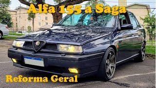 Reforma Alfa Romeo 155 Elegante 1996  o Final da Saga [upl. by Iolenta]