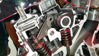 Honda Africa Twin 2016 Engine DCT EICMA [upl. by Adnima]