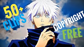 Free ANIME CLIPS FOR Video EDITING 😱all anime clips [upl. by Idalla661]