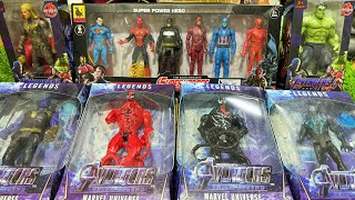 Unboxing Review Action Figures Avengers Toys  Spiderman Hulk Ironman Batman Superman Thanos [upl. by Natsirc]