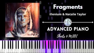 Illenium amp Natalie Taylor  Fragments Advanced Piano Tutorial  Sheets amp MIDI [upl. by Alig]