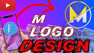 M Logo Design  YouTube channel Logo  How to make a professional Logo design [upl. by Akela]