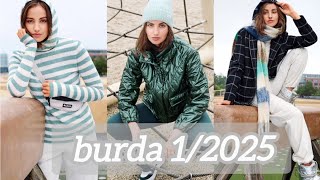 BURDA 12025 FIRST LOOK JANUAR 2025 [upl. by Tutankhamen237]