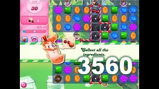 Candy Crush Saga Level 3560 3 stars No boosters [upl. by Jackelyn560]