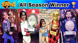 Super Dancer All Chapter Winner  Super Dancer All Season Winner  Super Dancer Chapter 4 Winner [upl. by Elwyn]